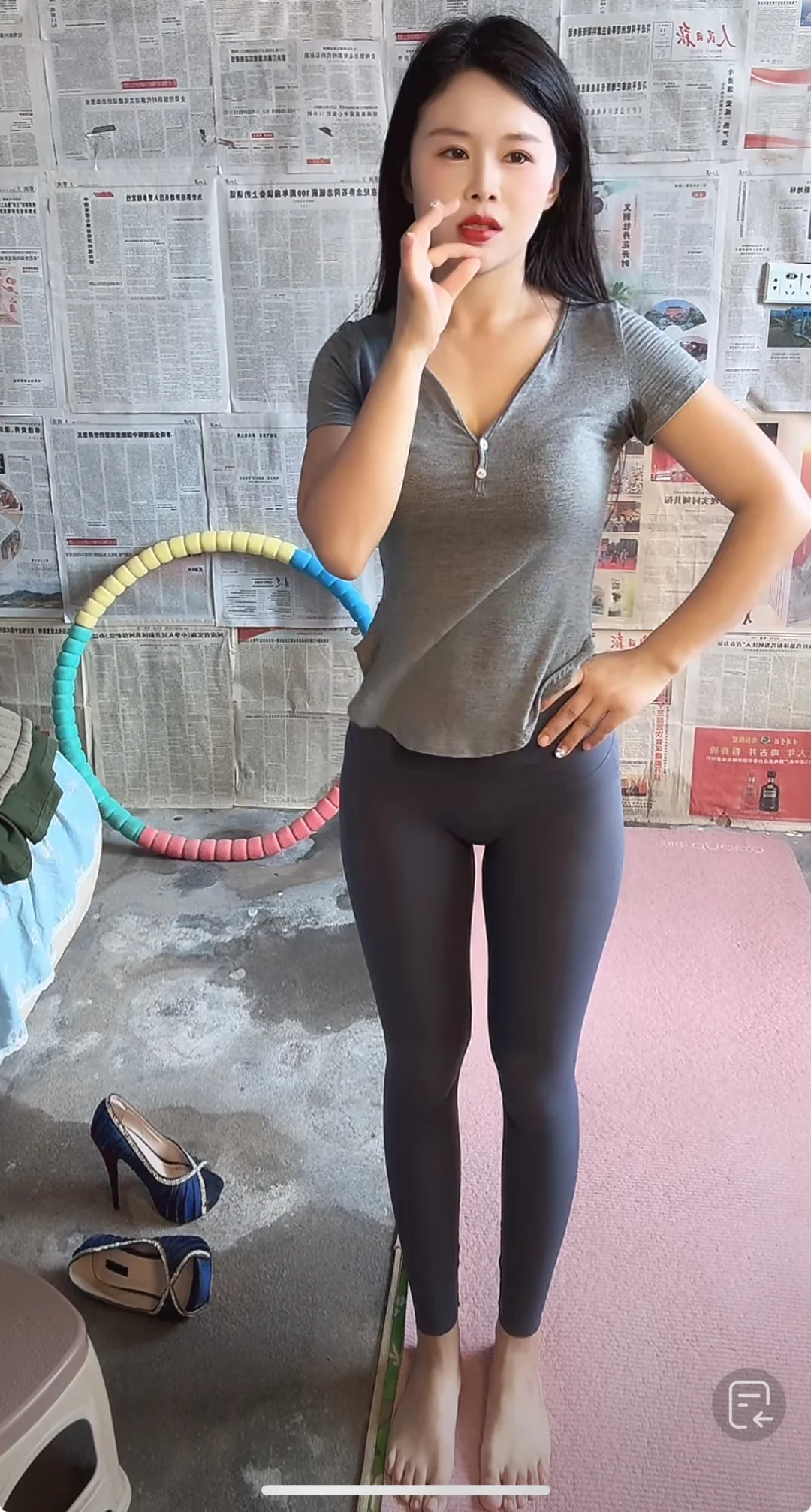 就是这条瑜伽裤！yyds！