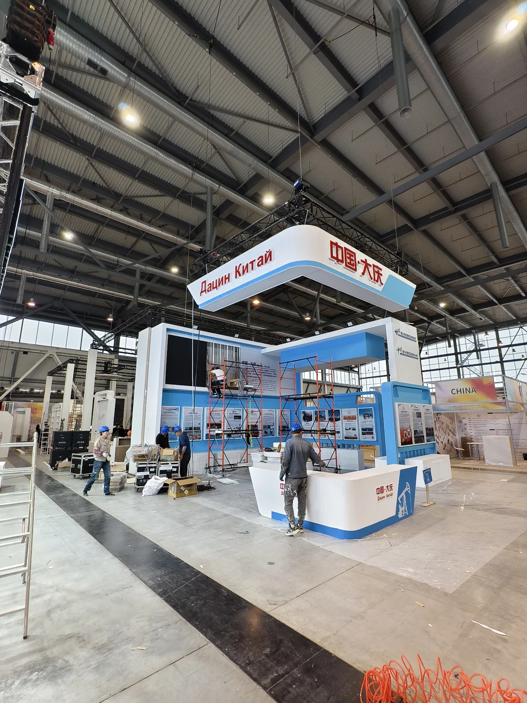 叶卡捷琳堡工业展装修进入收尾阶段！