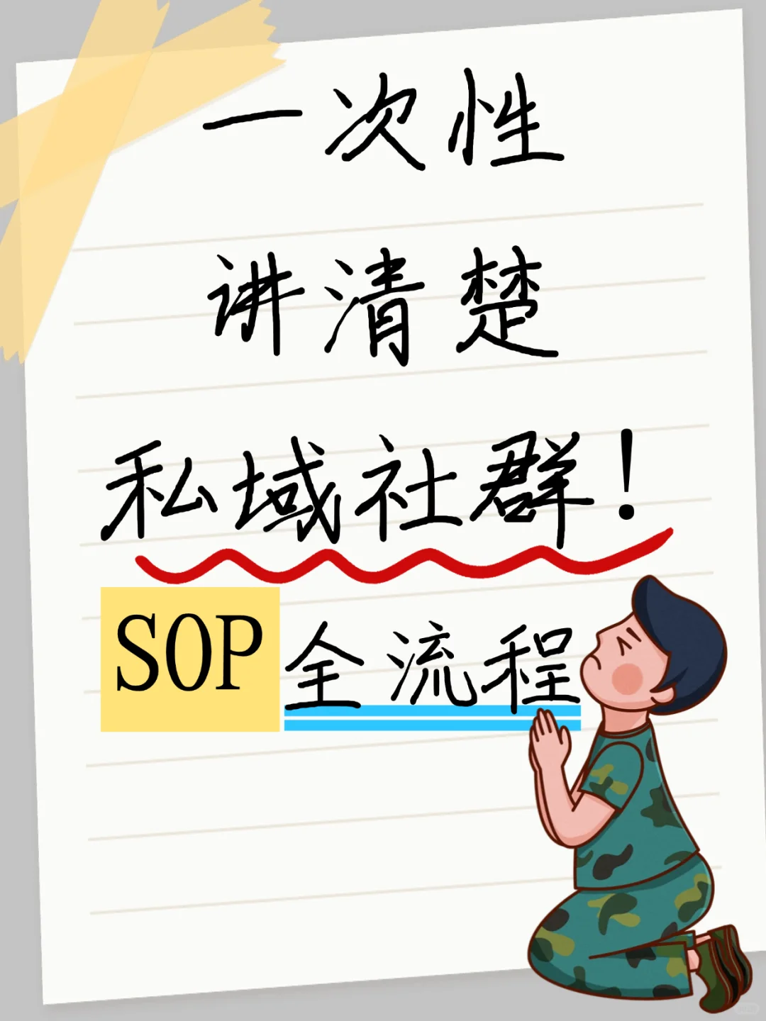?1000+全行业SOP，绝对是社群运营神器！