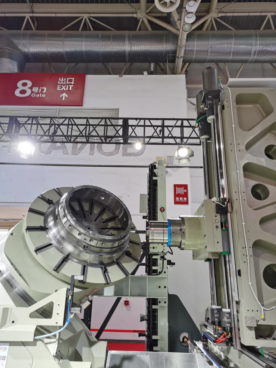 机床展上的一些硬核展示