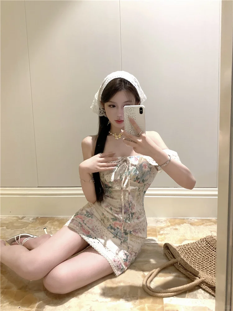法式碎花裙?显瘦必备