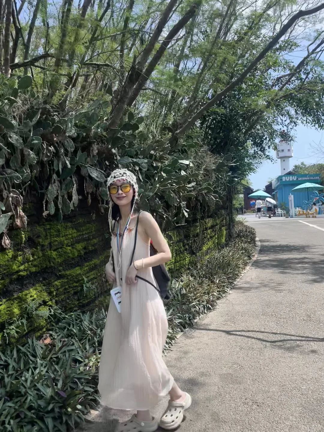 当我穿这套去了海边……
