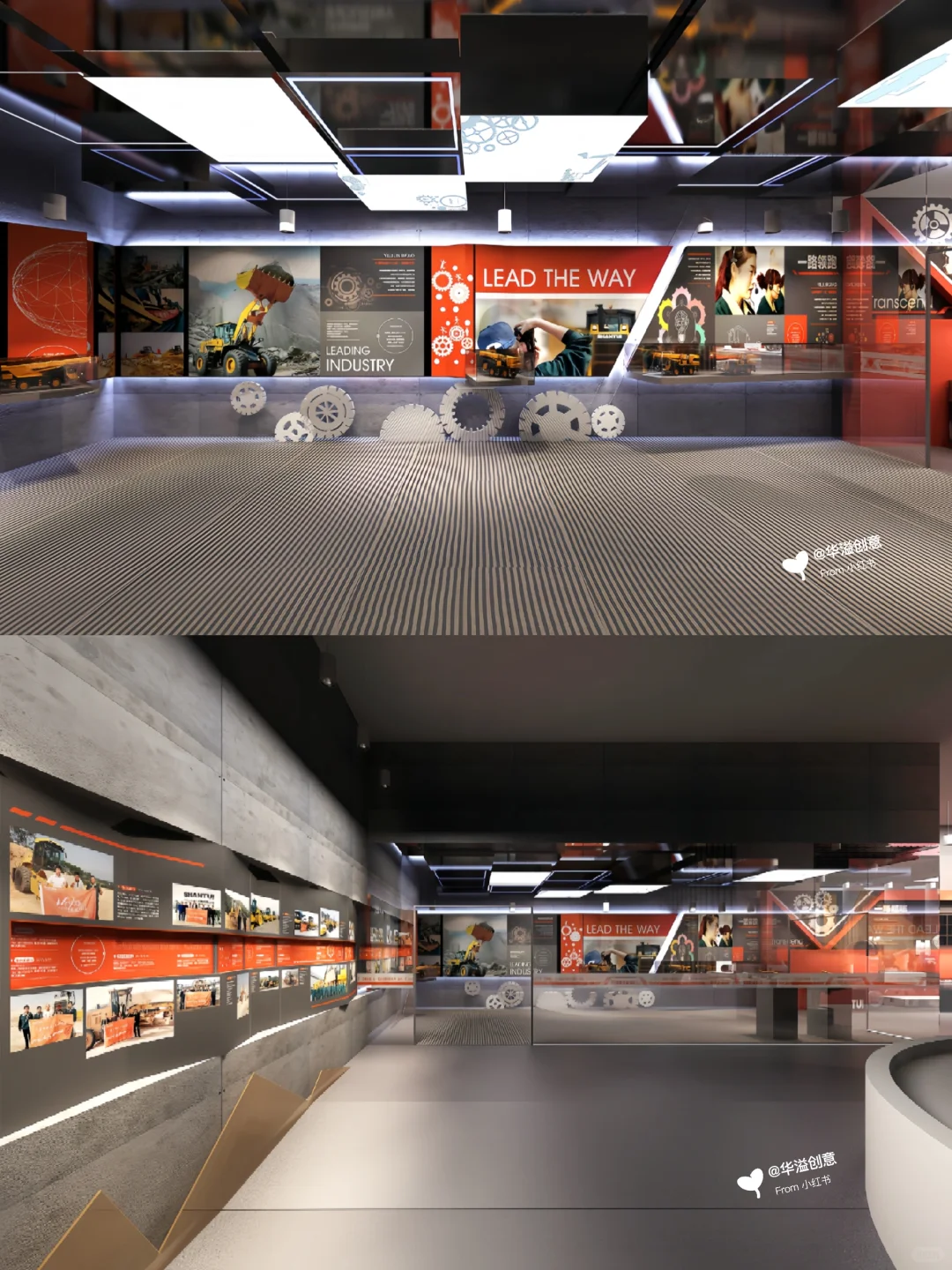 山推力量·工程机械企业展厅设计丨案例分享