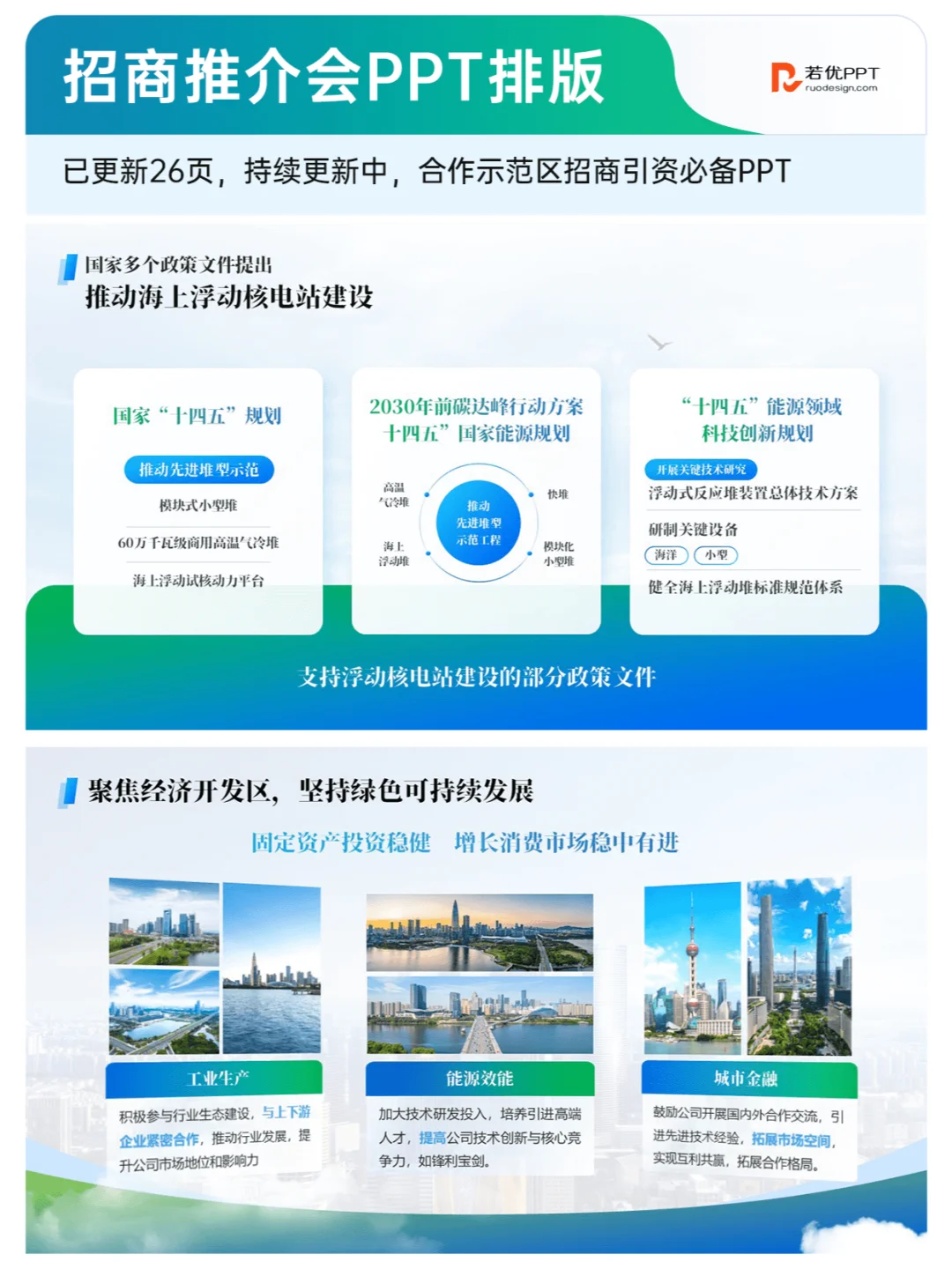 超实用的招商推介会招商引资合作方案 PPT