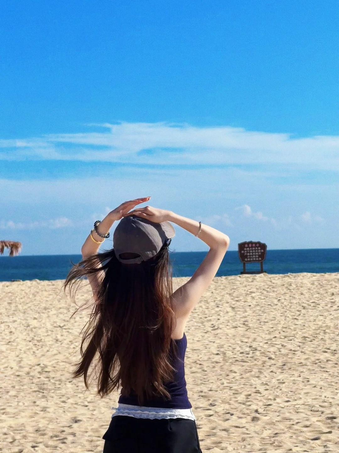 海边不露脸ins感拍照
