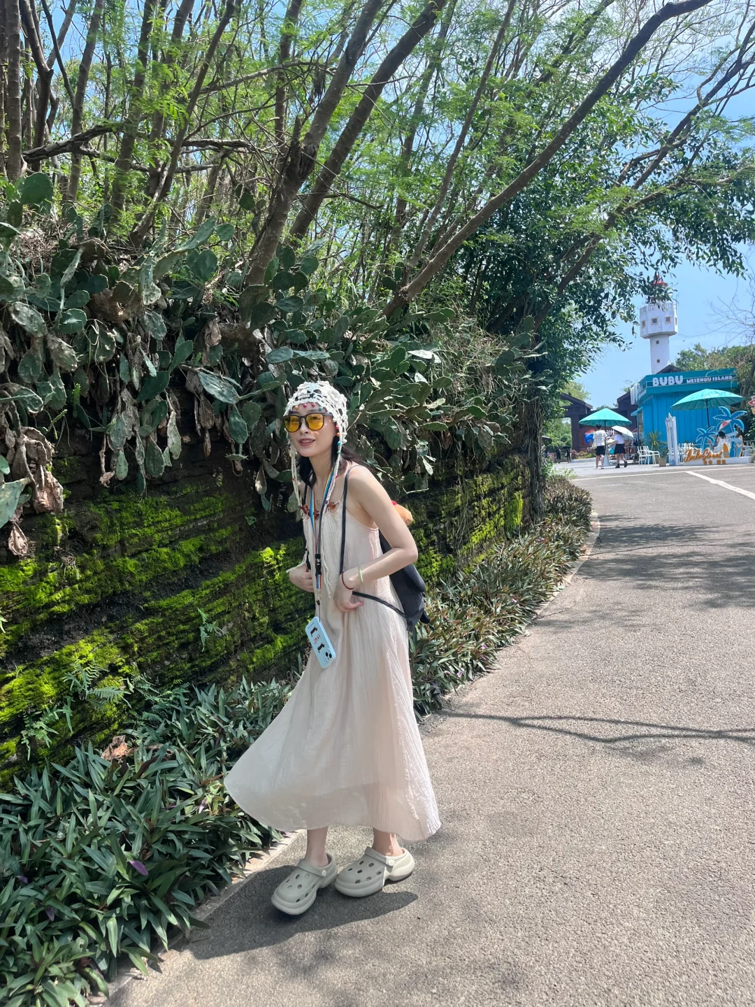 当我穿这套去了海边……