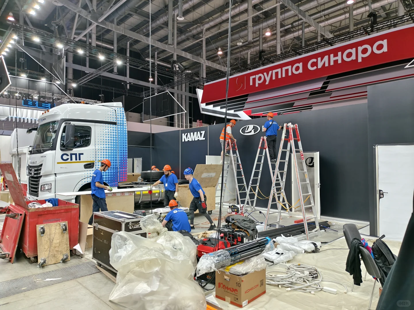 叶卡捷琳堡工业展装修进入收尾阶段！