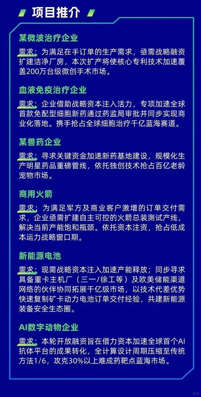 本周五，线上招商引资产业项目推介会
