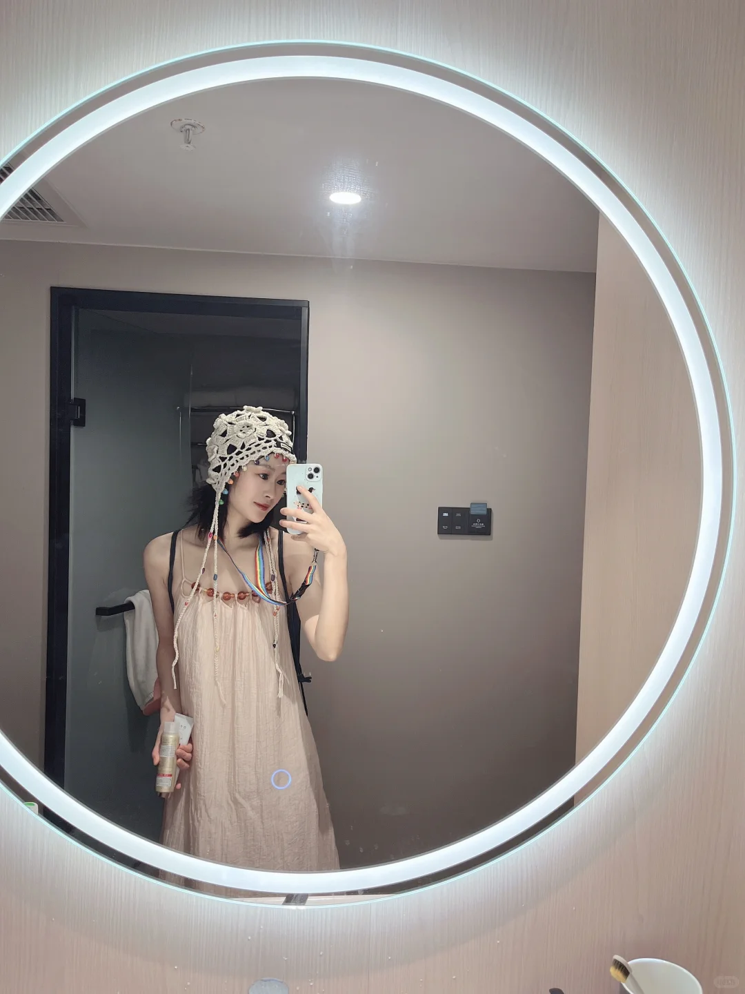 当我穿这套去了海边……