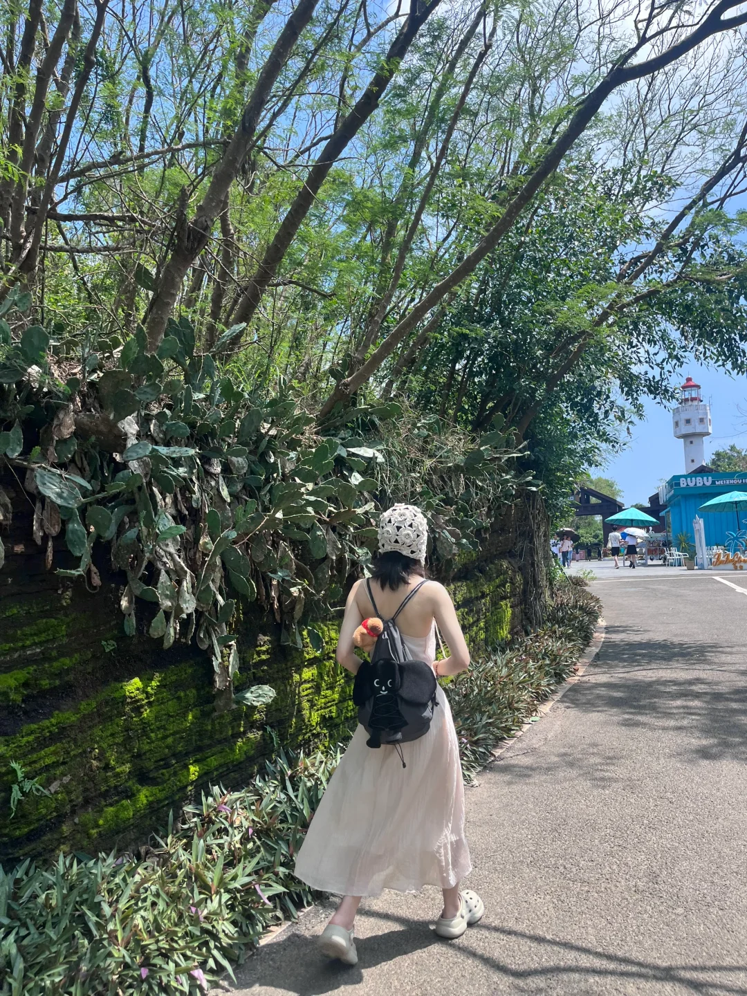 当我穿这套去了海边……