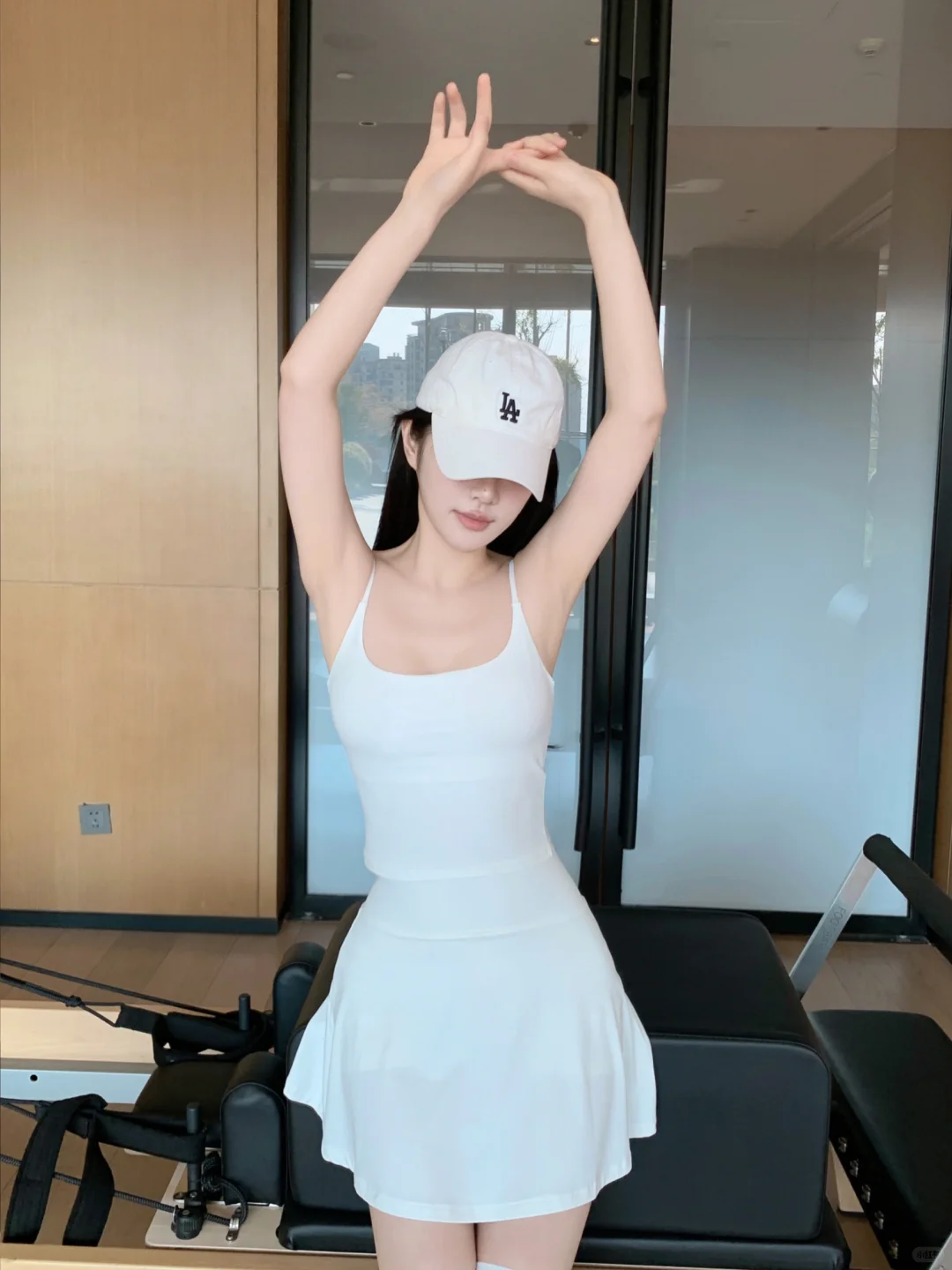 一套白月光瑜伽穿搭⚪️刘亦菲都快冲阿❗️