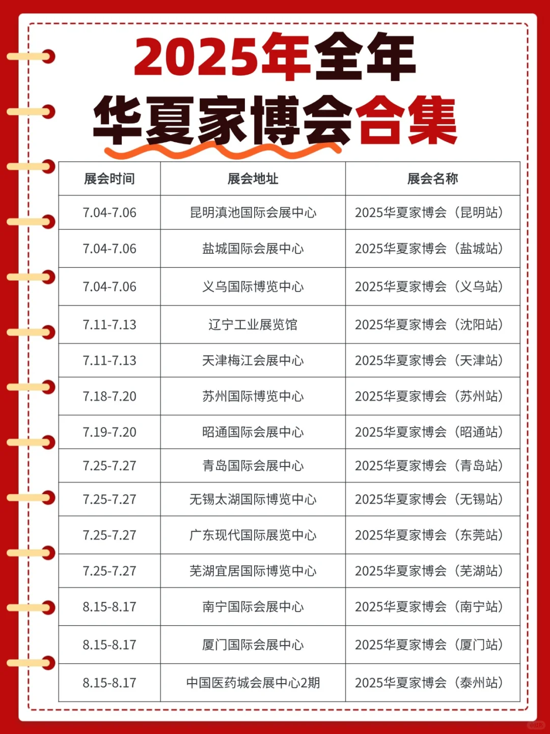 2025华夏家博会最全攻略！一键ge展会时间表