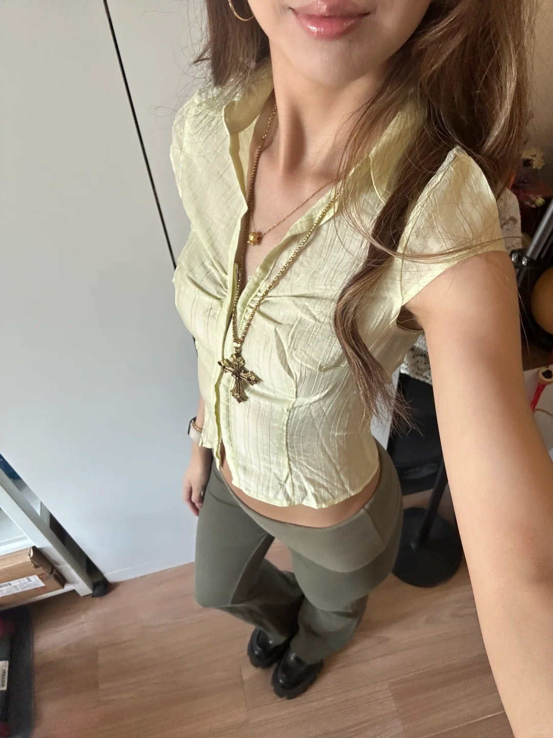 目前买过最满意的翻腰微喇裤合集！！！