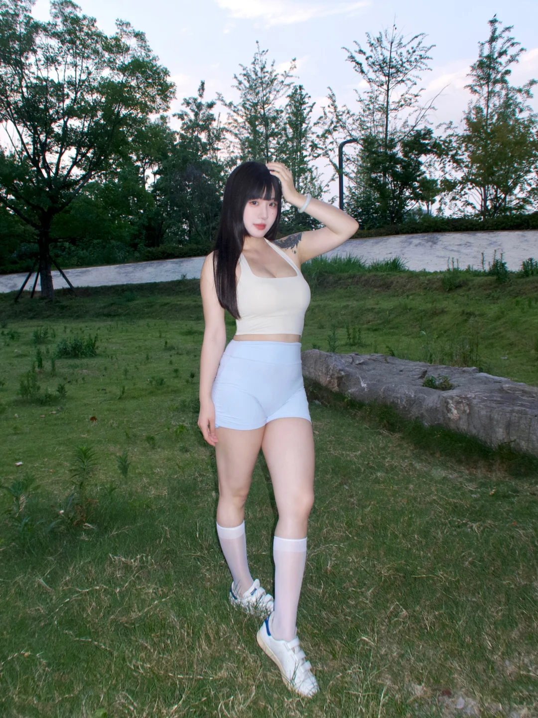 公园跑步?‍♀️到底能穿瑜伽裤吗??