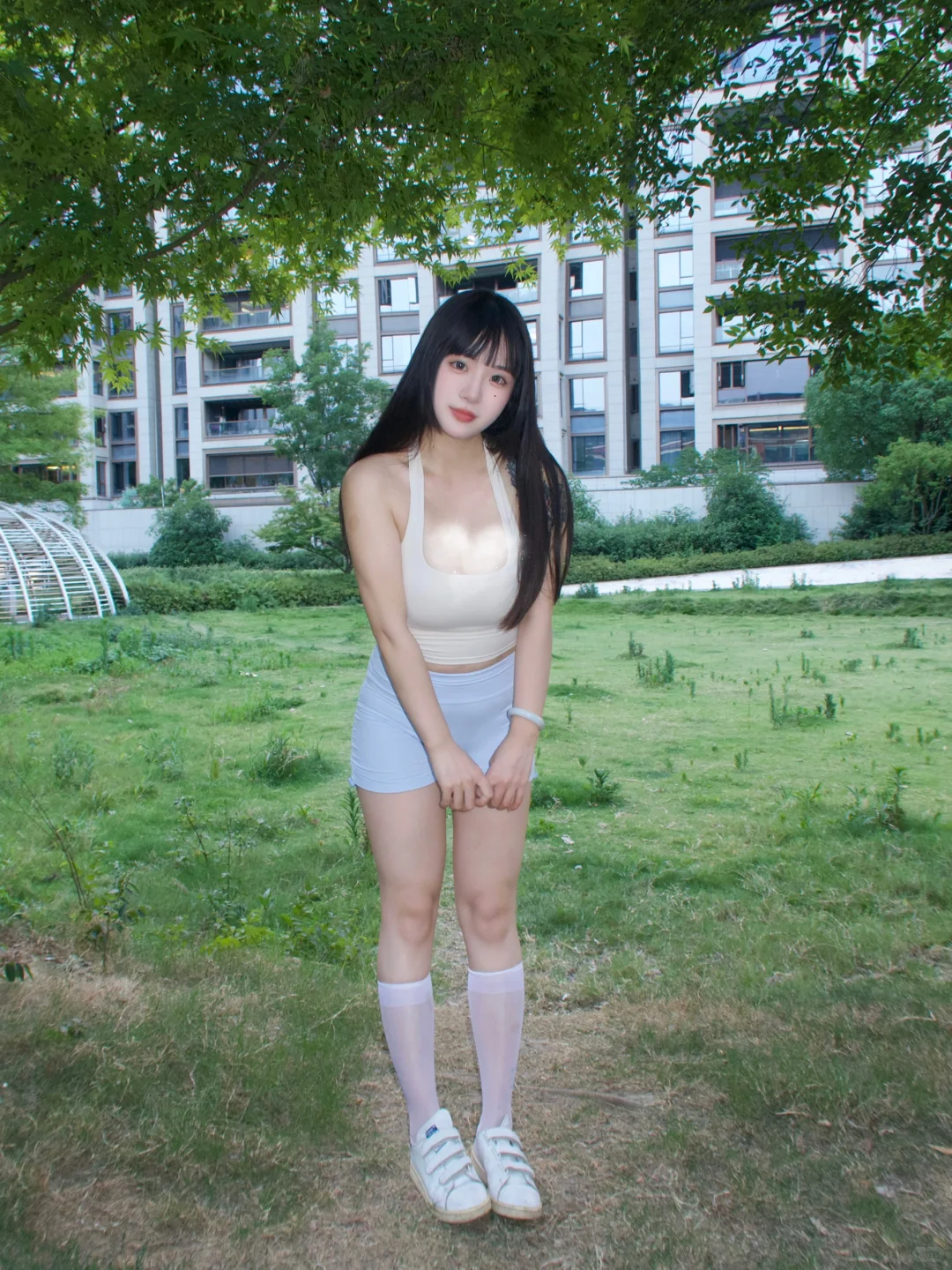公园跑步?‍♀️到底能穿瑜伽裤吗??
