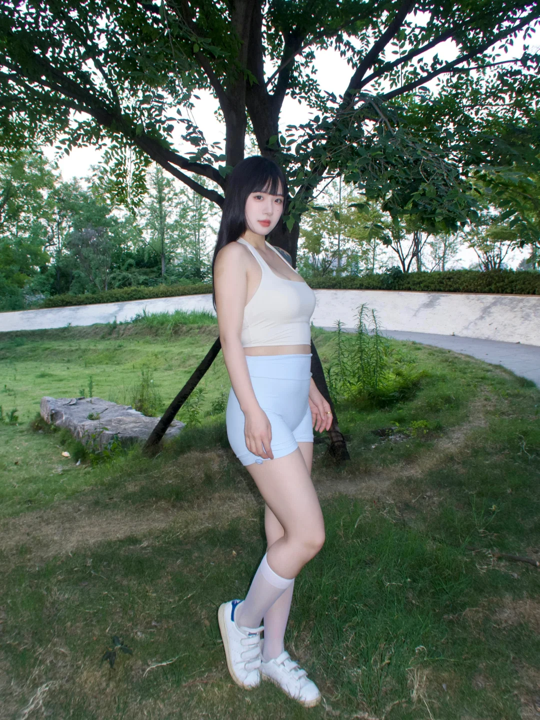 公园跑步?‍♀️到底能穿瑜伽裤吗??