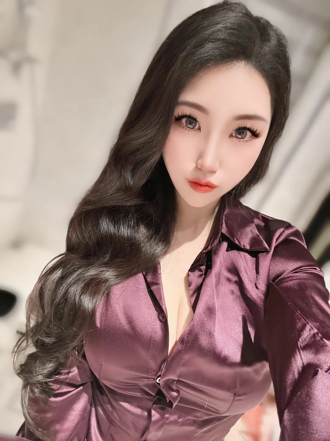 紫色系穿搭?