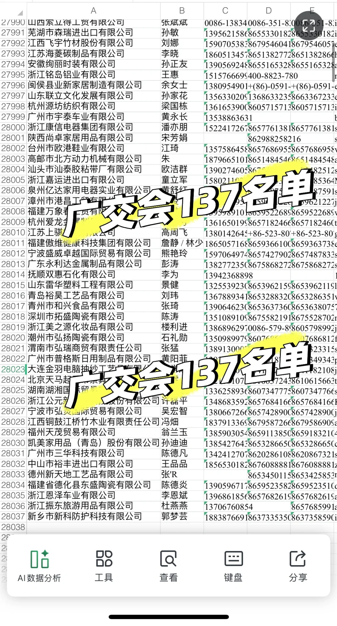 2025年137广交会参展商