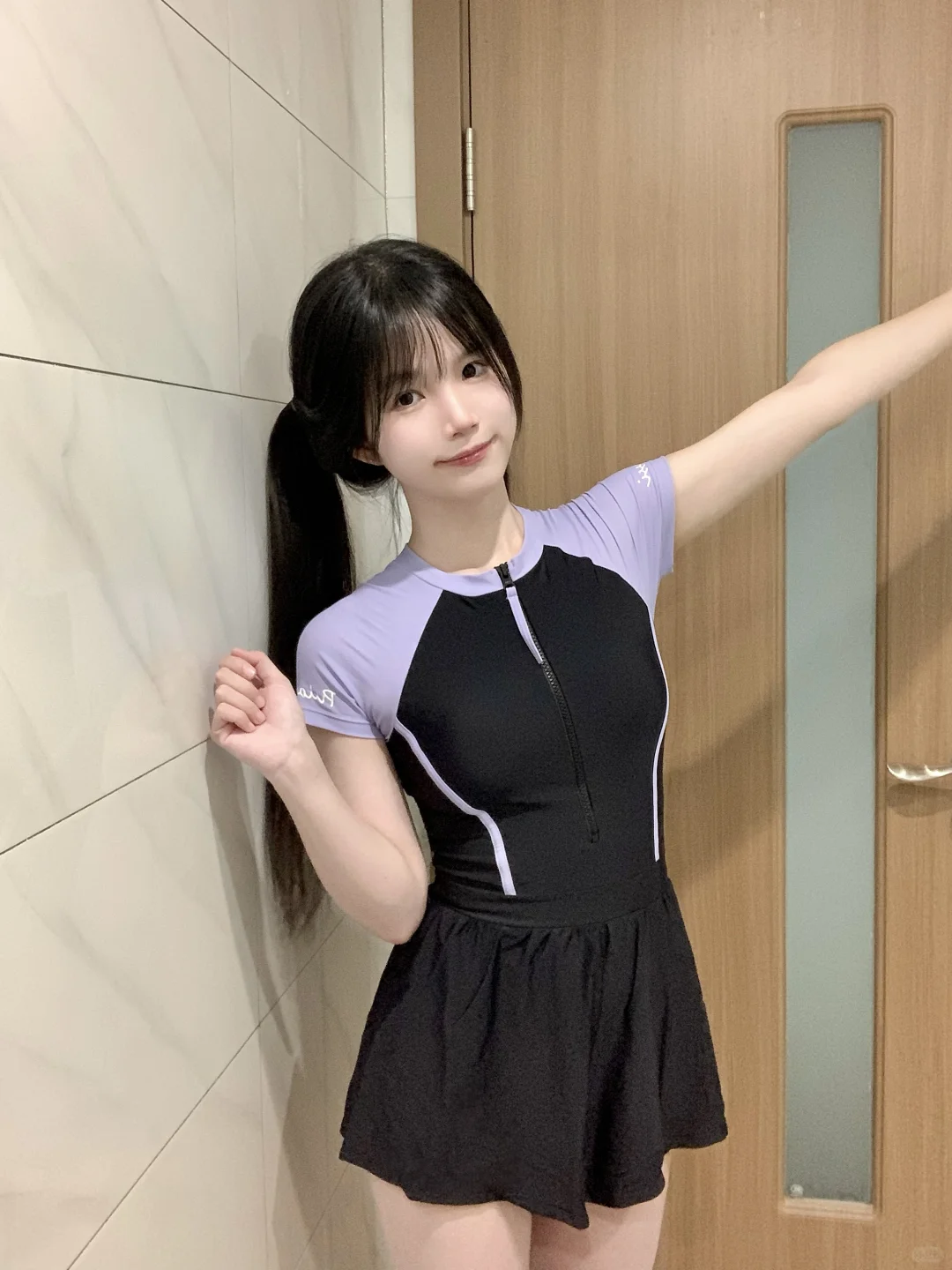 超显瘦的保守泳衣！?✨