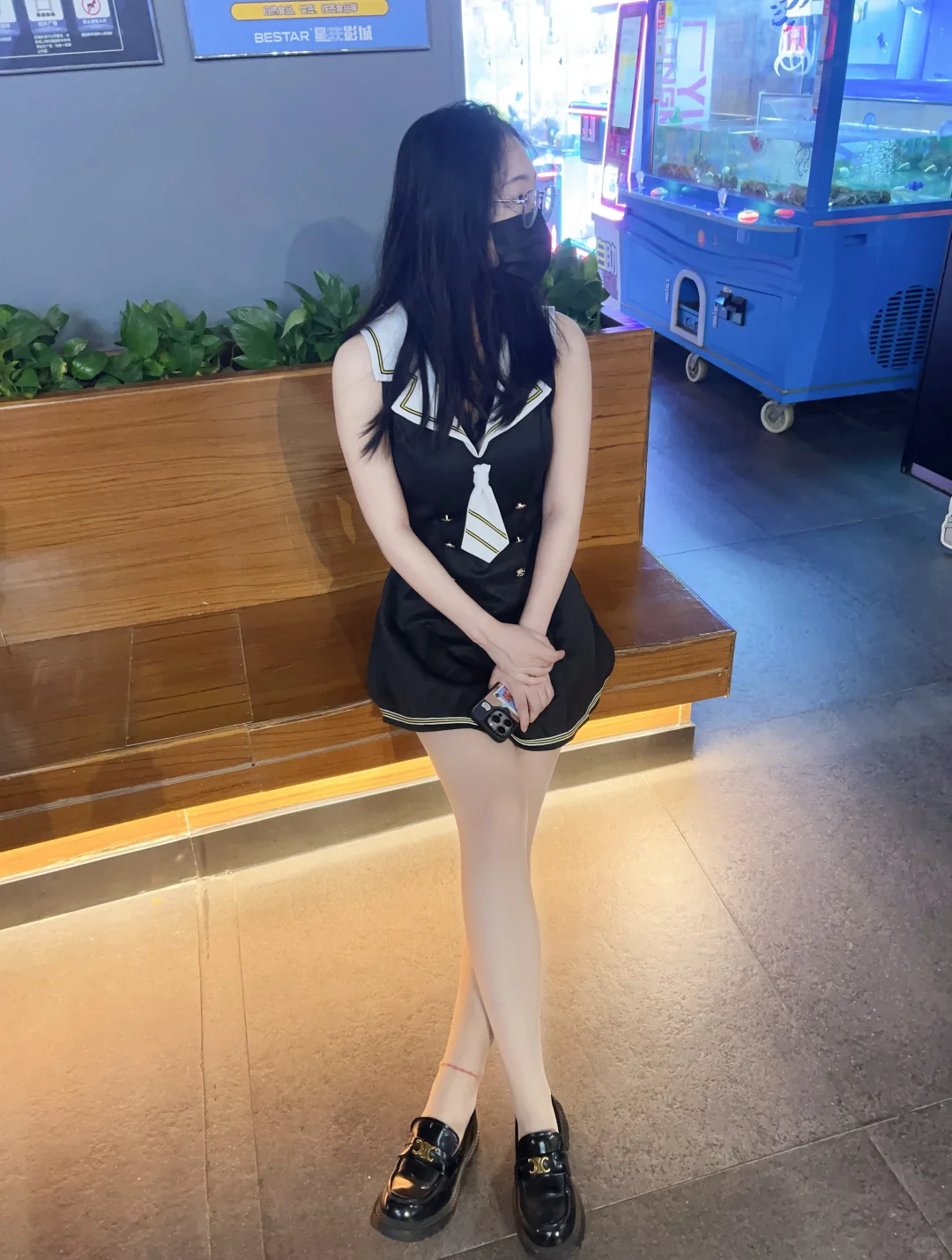 口罩一带，妆都不用化了