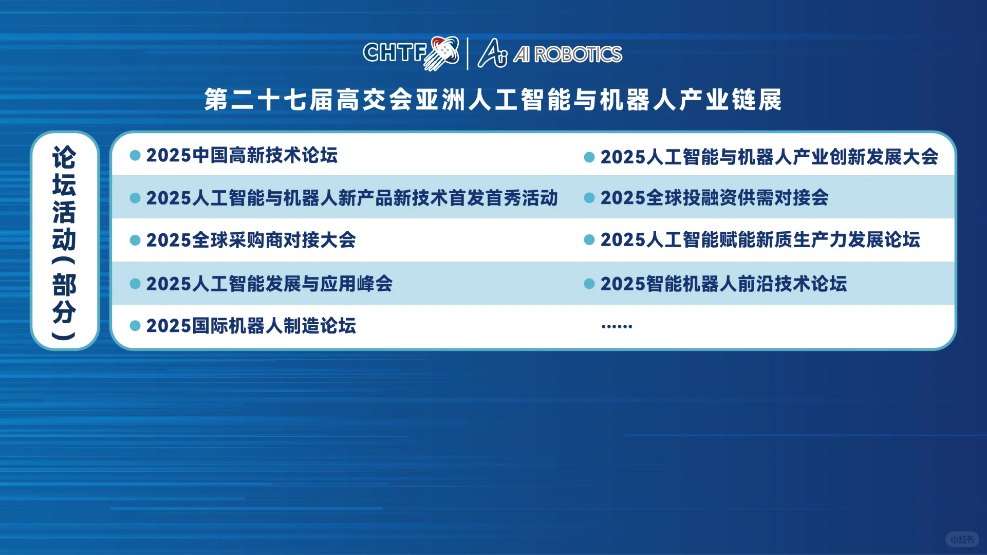 2025高交会亚洲人工智能与机器人全产业链展