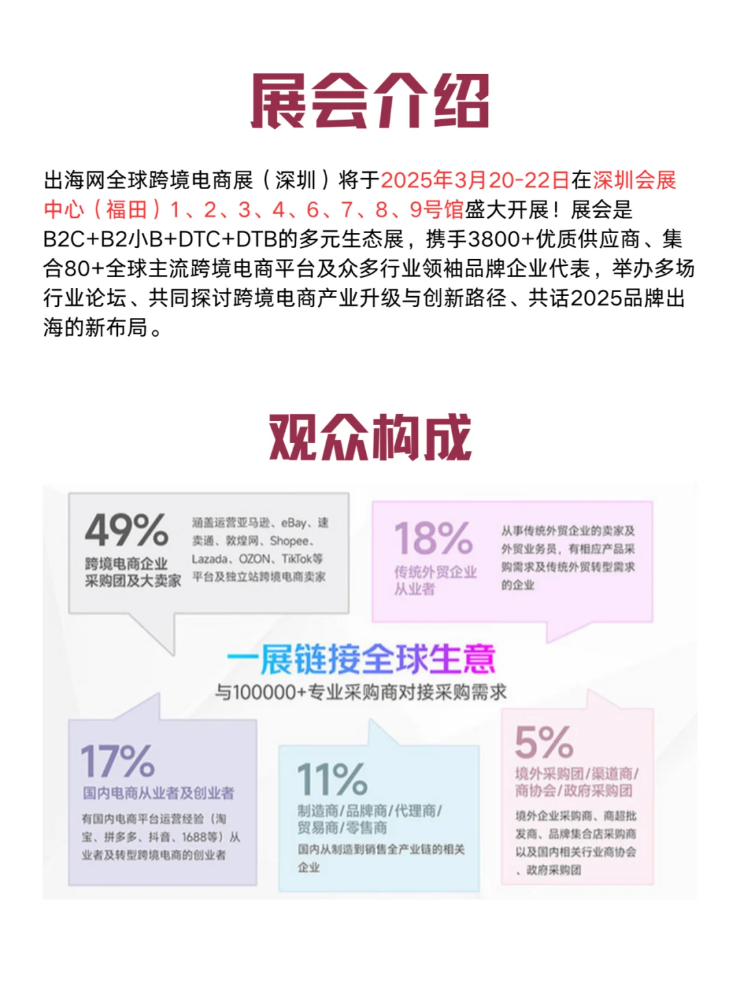 3天狂揽全球商机!深圳跨境电商展它来啦~