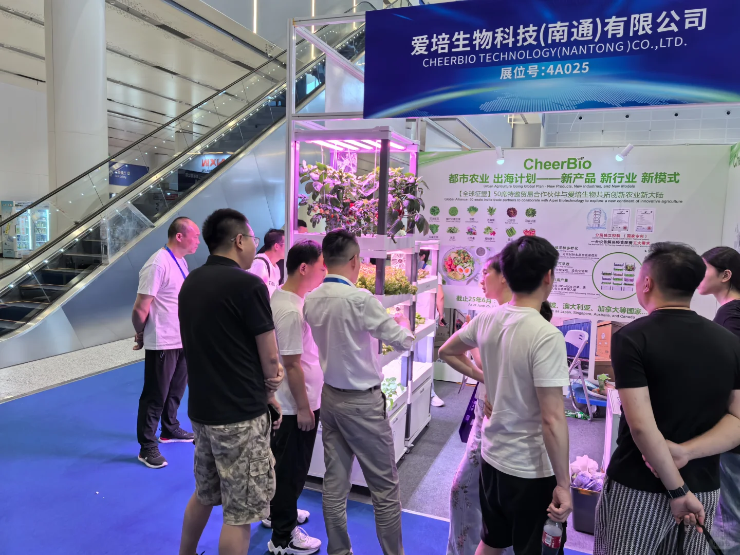 ? 杭州跨境展爆了！爱培水培种菜机