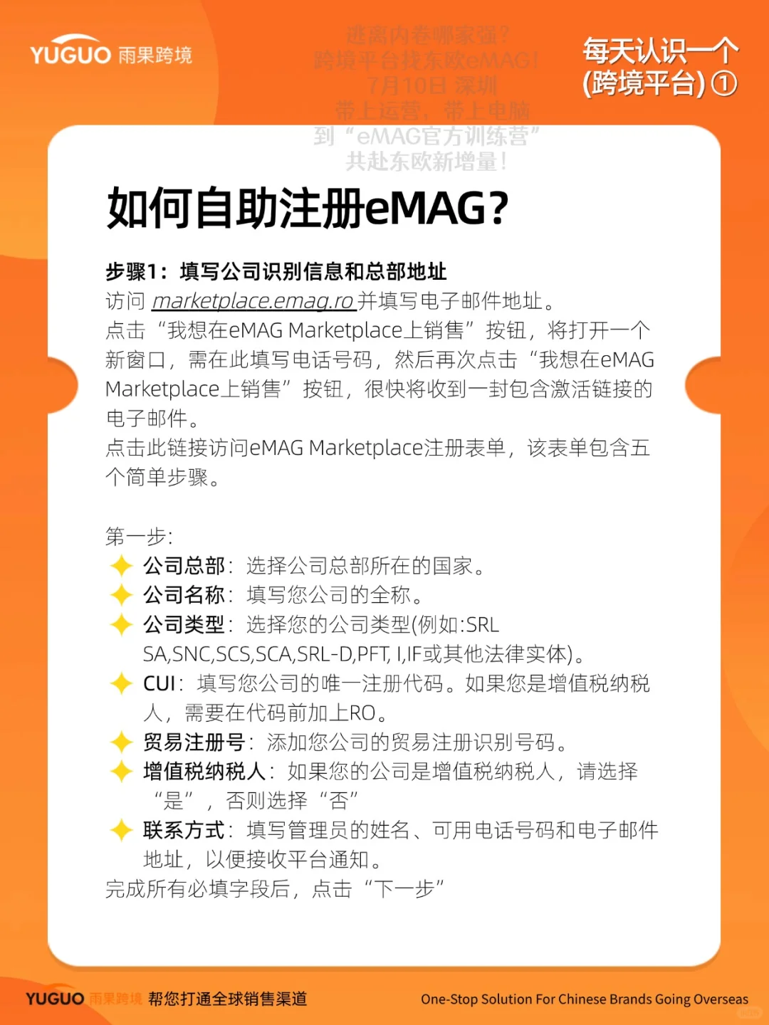每天认识一个跨境平台|不内卷高客单的eMAG