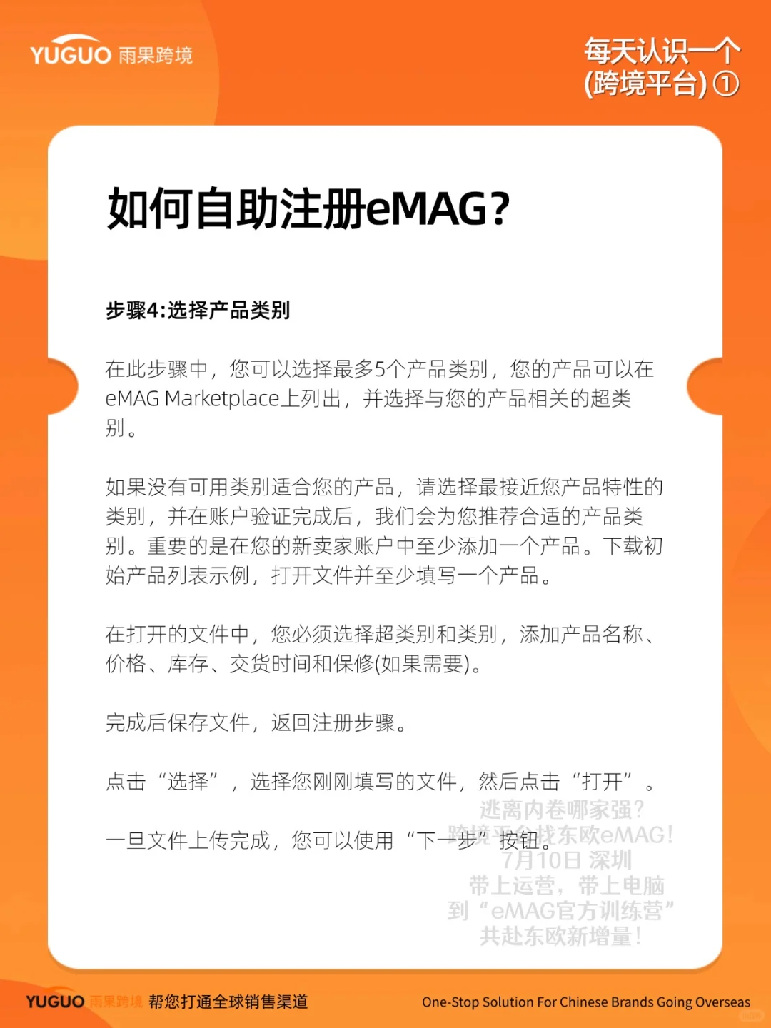 每天认识一个跨境平台|不内卷高客单的eMAG