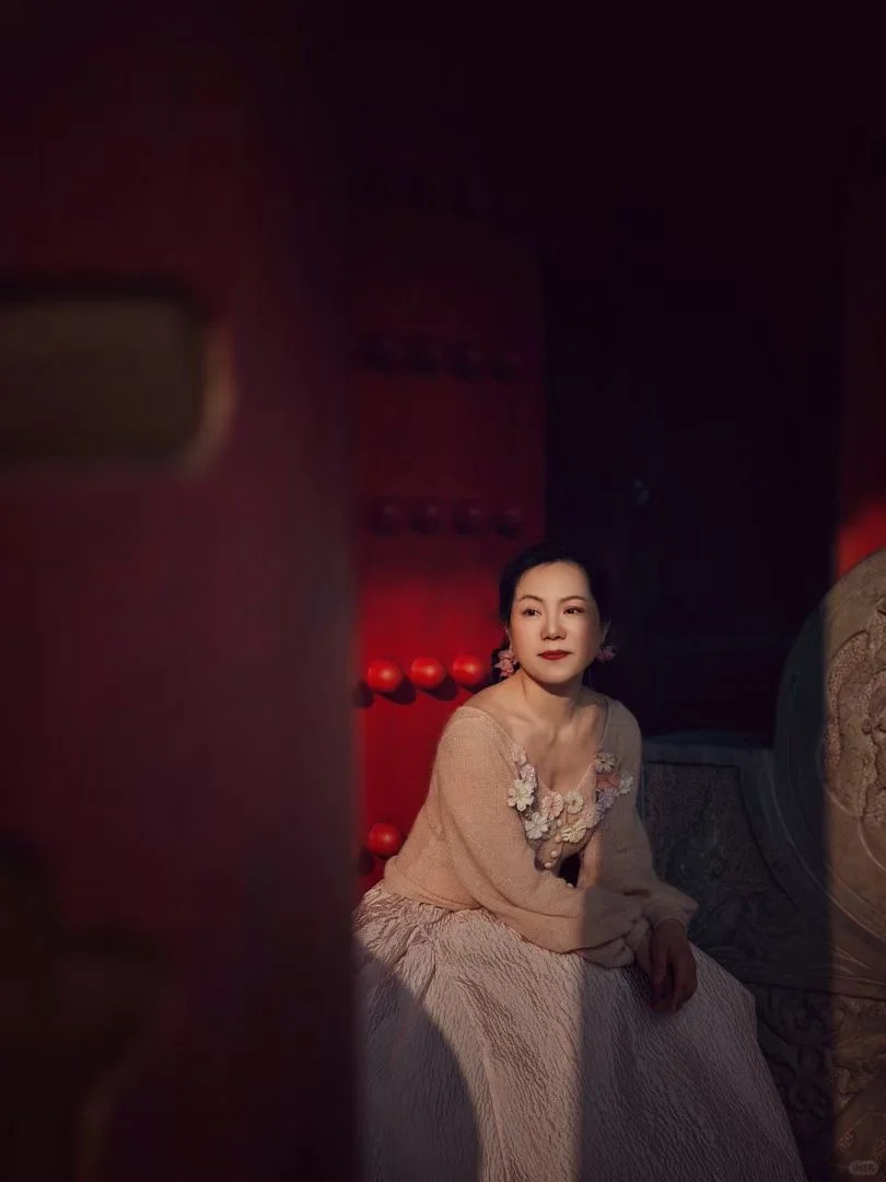 灵谷寺白玉兰写真/温柔的粉色系穿搭