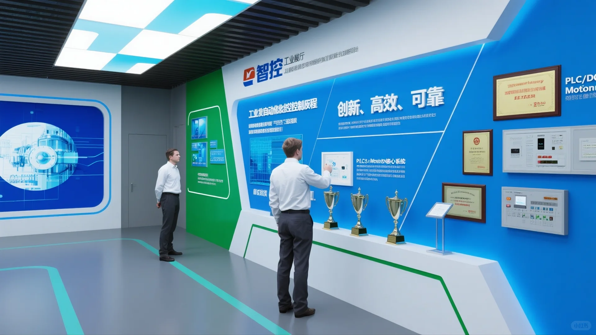 展厅设计案例|工业自动化控制系统企业展厅