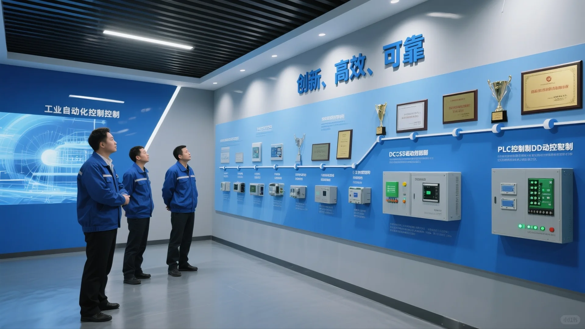 展厅设计案例|工业自动化控制系统企业展厅