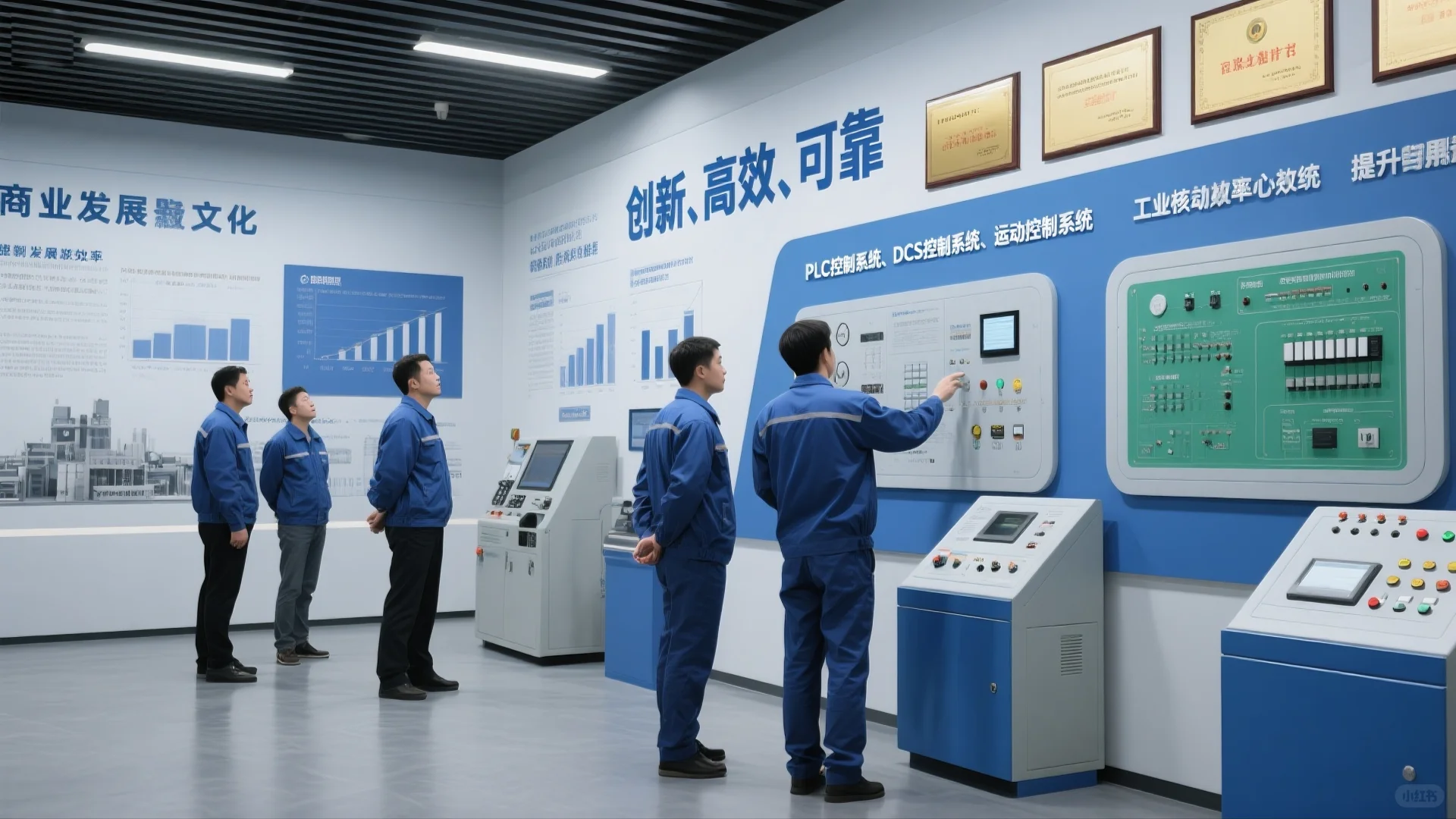 展厅设计案例|工业自动化控制系统企业展厅