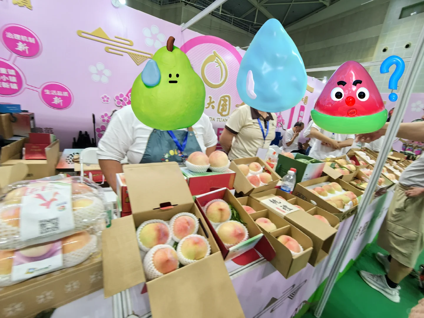 浦东新区第十七届农产品博览会-金大团西瓜桃