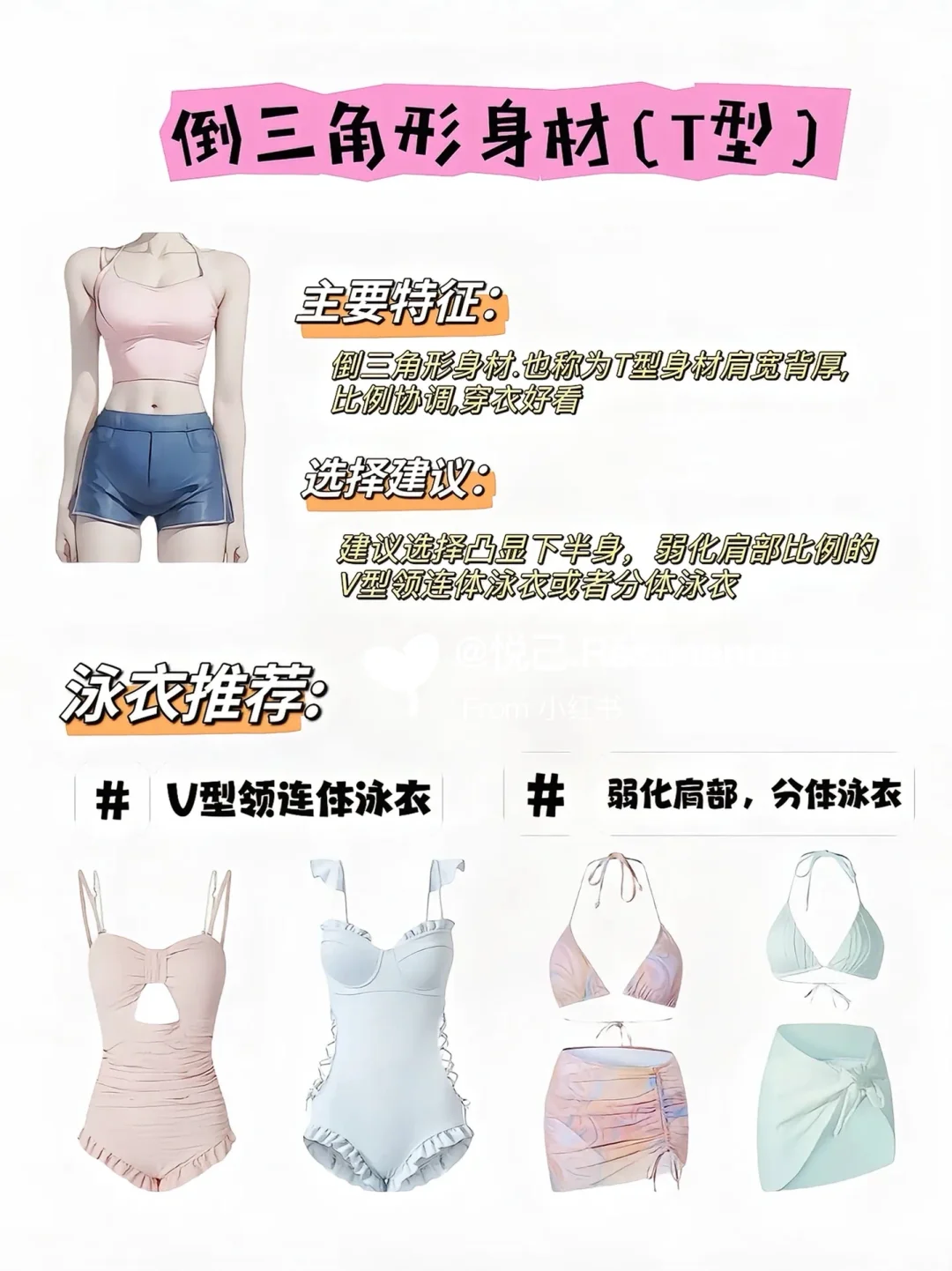 你的泳衣选对了吗？只选漂亮合适?