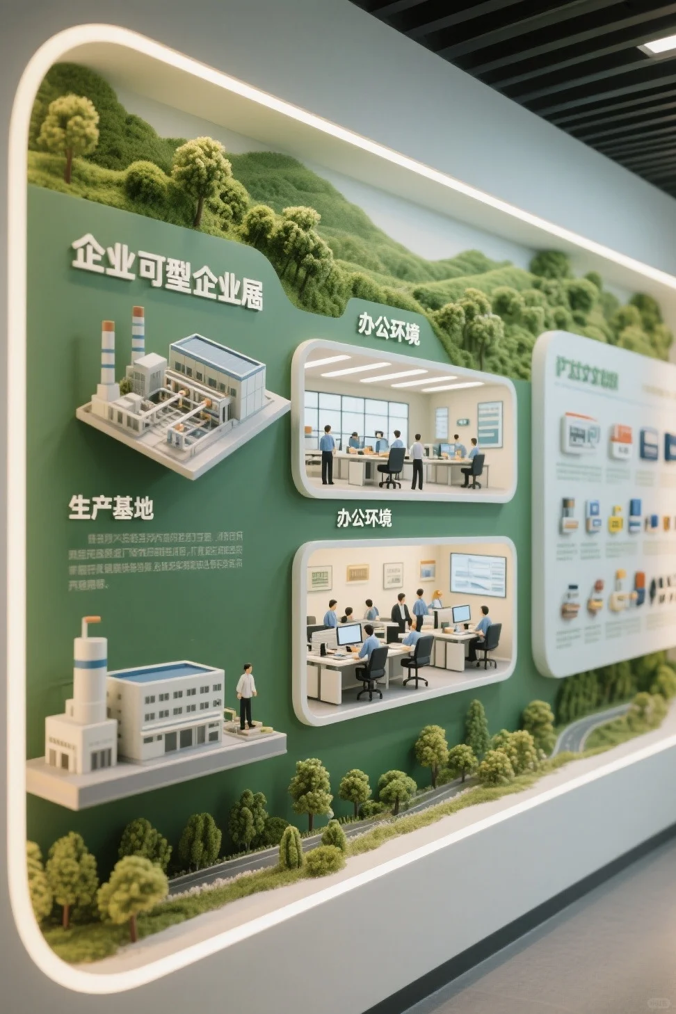 国企展厅设计 | 沉浸式文化墙