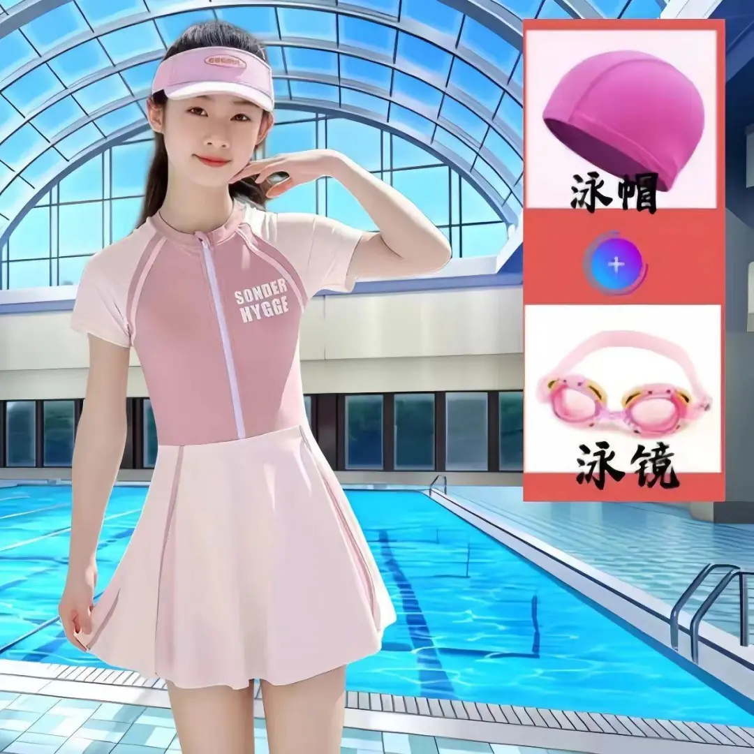 夏日必备！女儿超爱的连体裙泳衣分享??