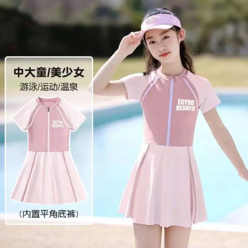 夏日必备！女儿超爱的连体裙泳衣分享??