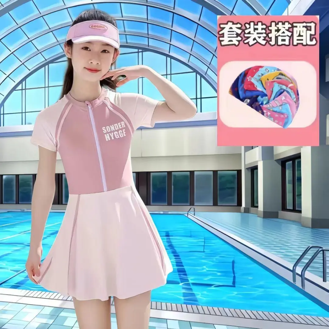 夏日必备！女儿超爱的连体裙泳衣分享??