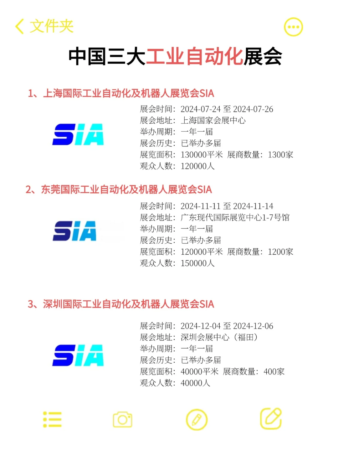 中国三大工业自动化展会
