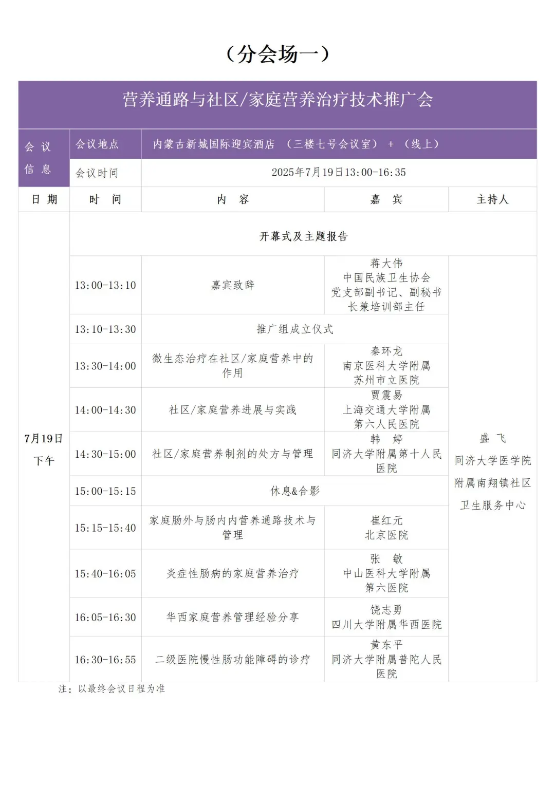 2025年第一期国家卫生健康适宜技术推广会