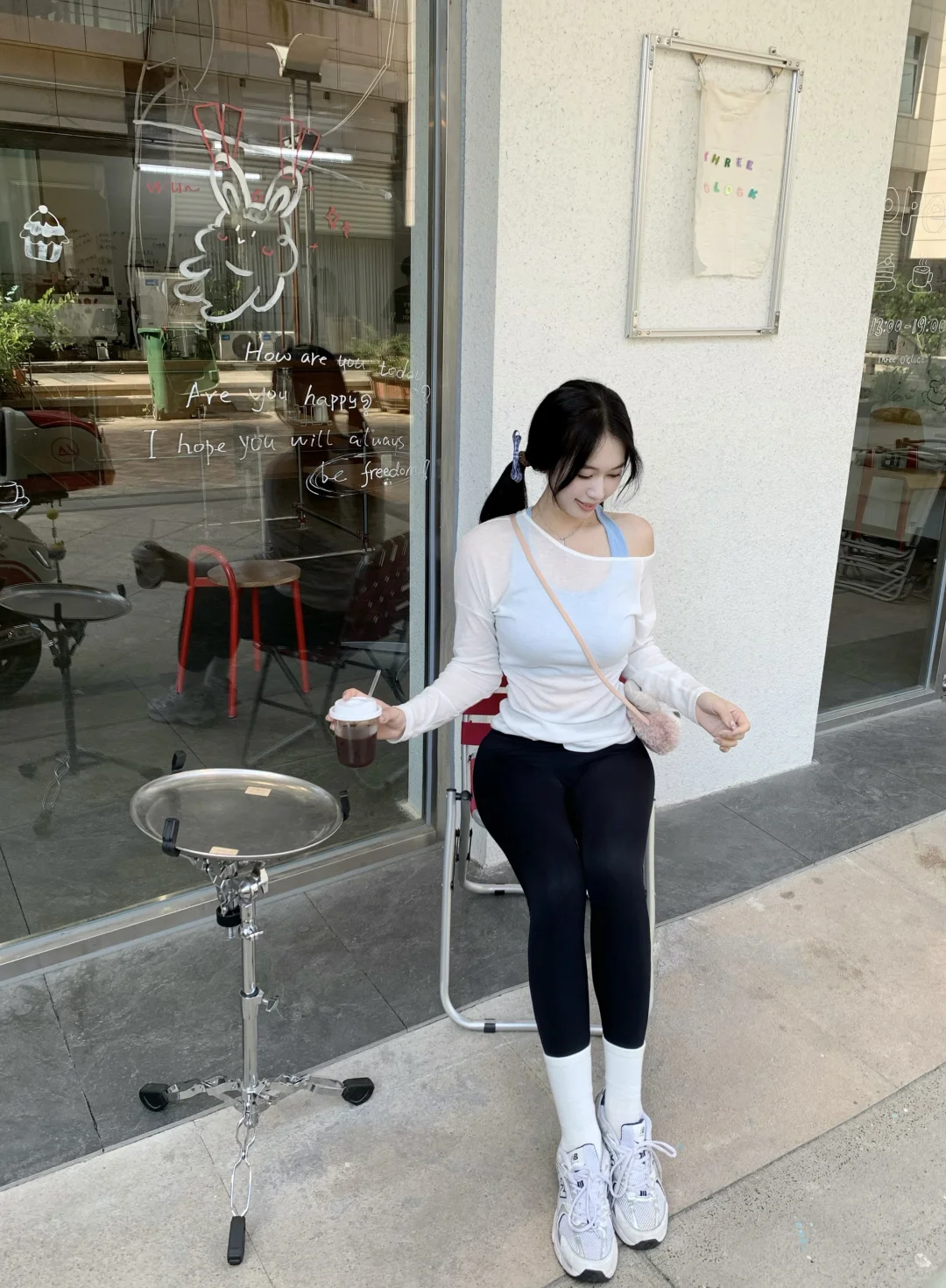 挑战只穿瑜伽服出门day 51｜心情一级棒～