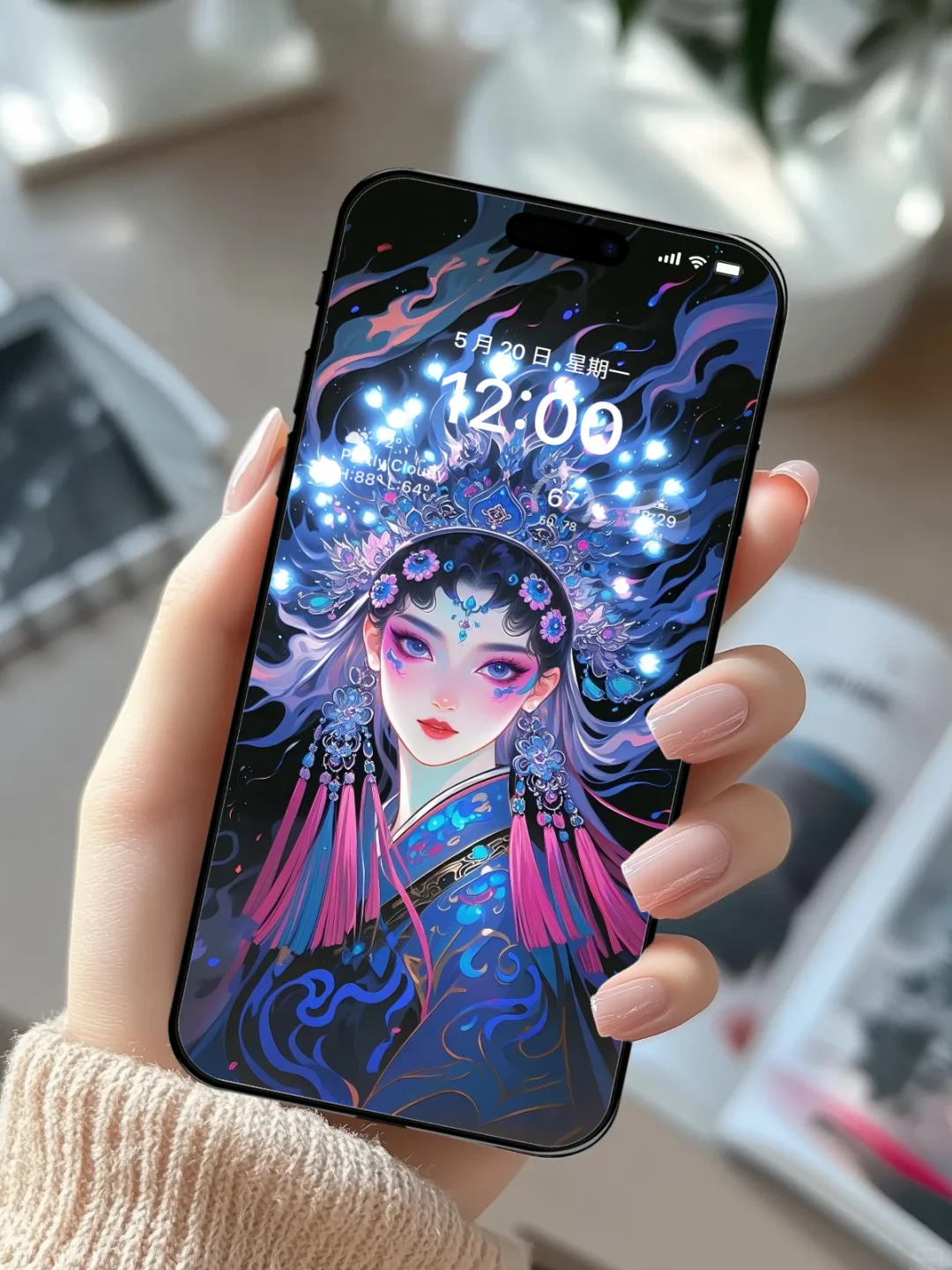 绝美暗黑风美女,这壁纸谁能不爱!