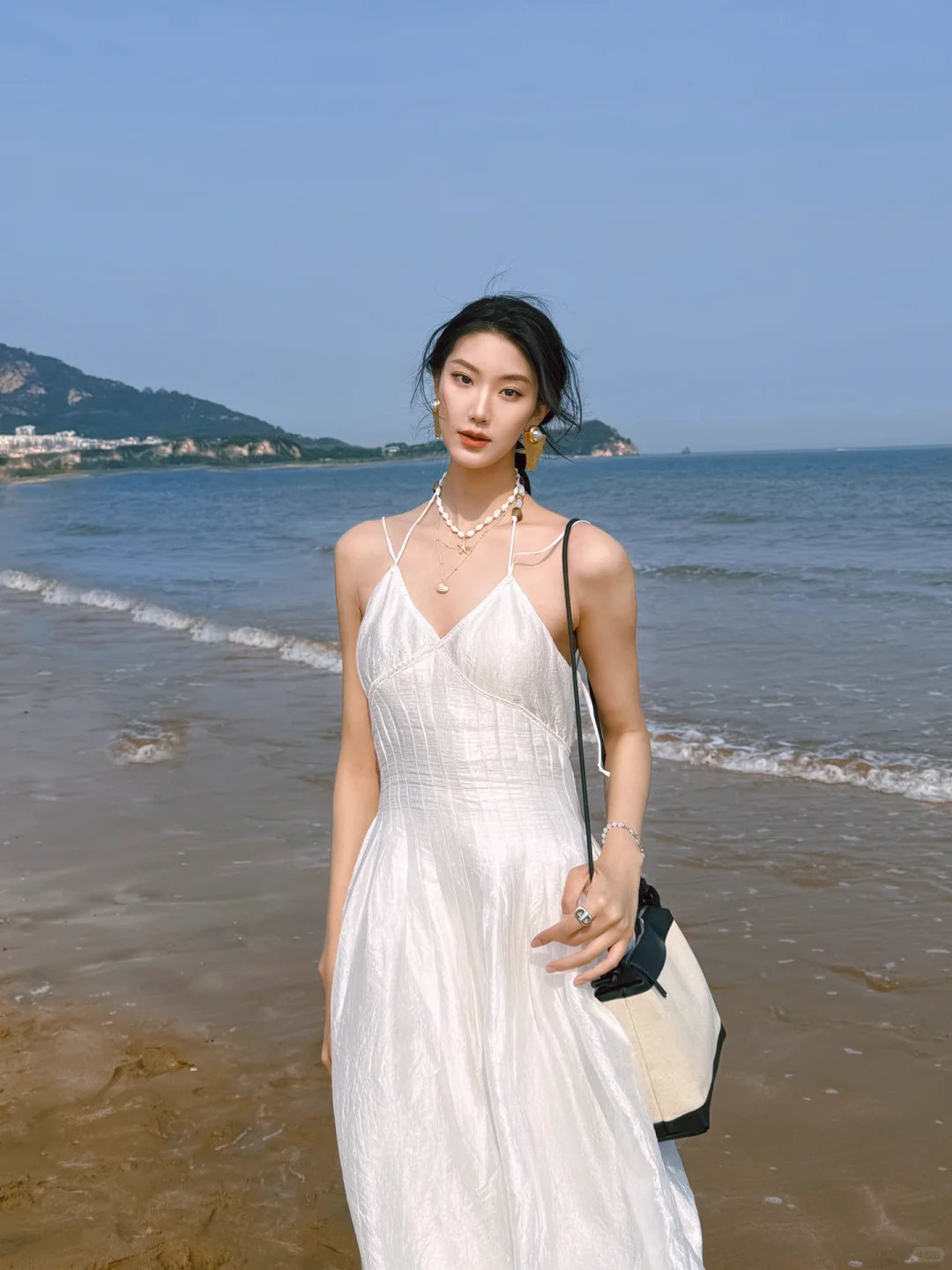 石老人海水浴场｜被问爆的Flowfit海边穿搭?