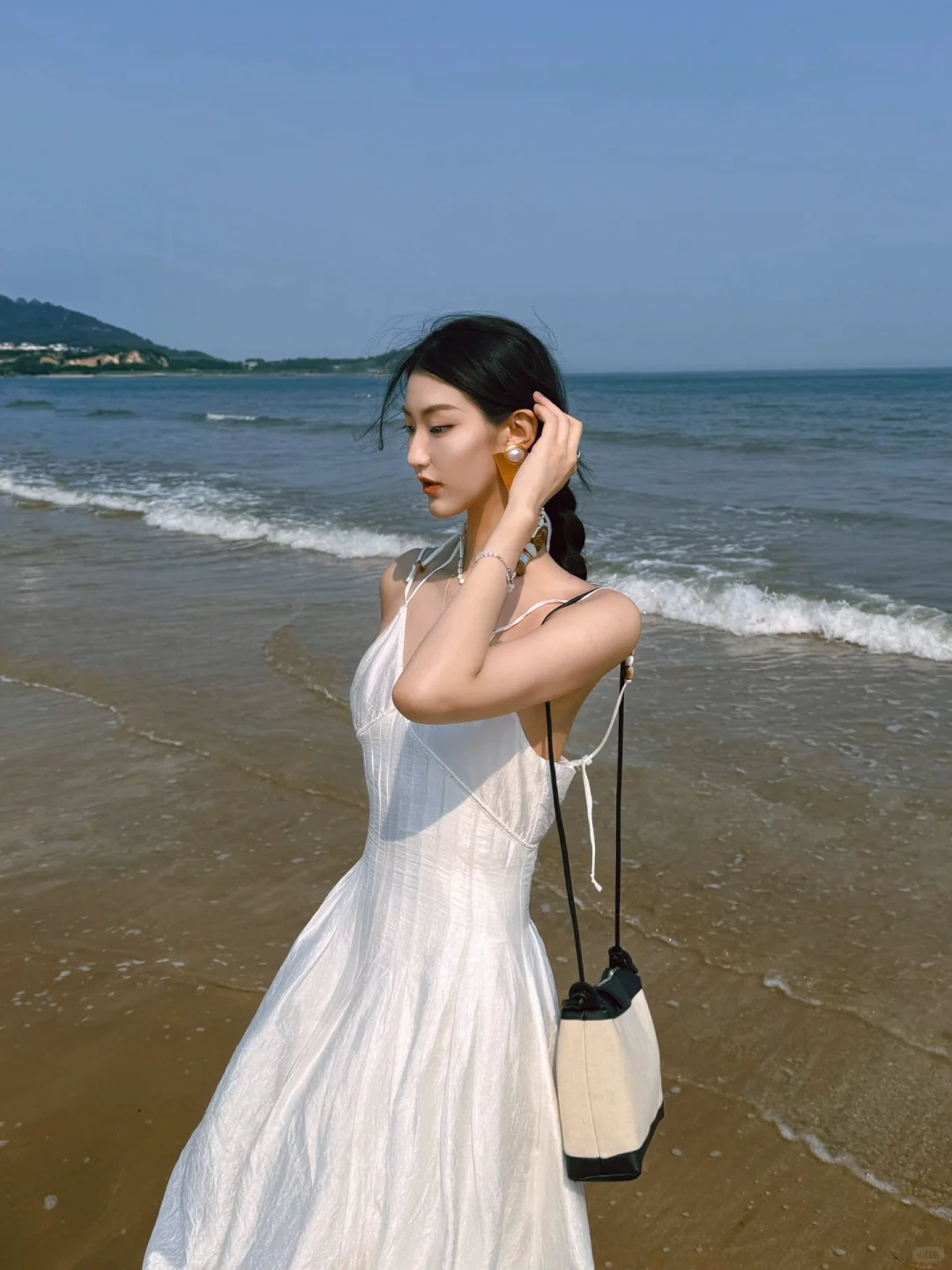 石老人海水浴场｜被问爆的Flowfit海边穿搭?