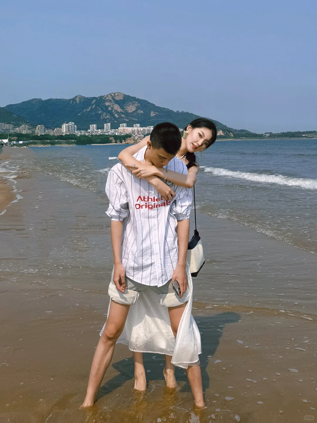 石老人海水浴场｜被问爆的Flowfit海边穿搭?