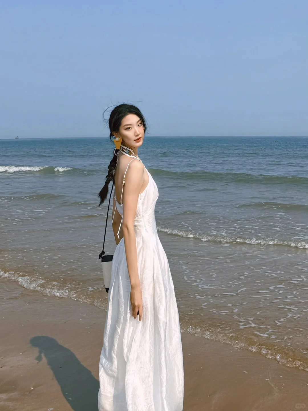 石老人海水浴场｜被问爆的Flowfit海边穿搭?