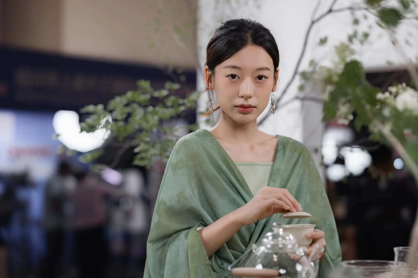 北京PE展 适马展台 东方美学姊妹花