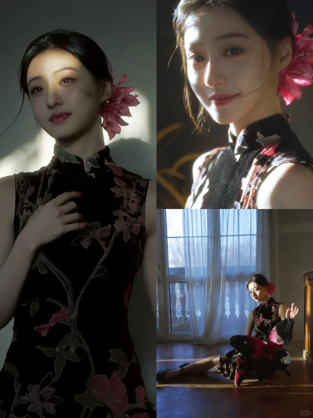 胡连馨真的从头美到脚，不愧是旗袍之躯?