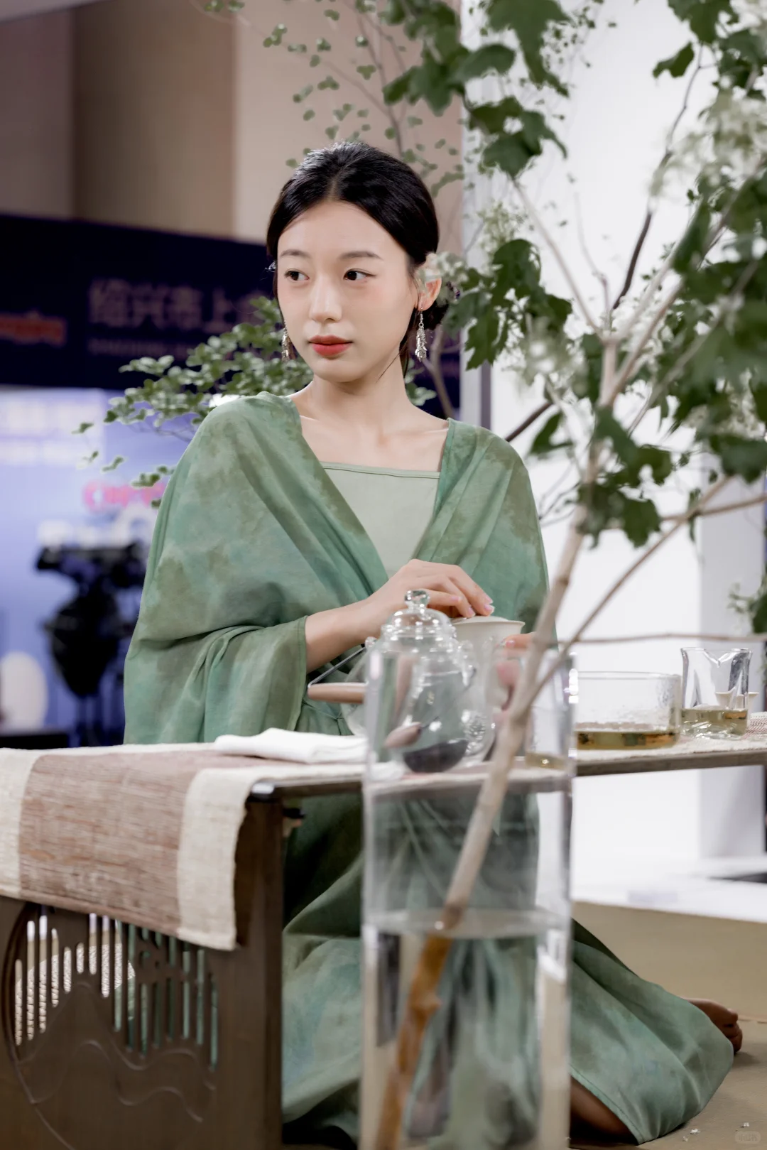 北京PE展 适马展台 东方美学姊妹花